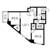 メゾン西宮の沢61の間取り画像
