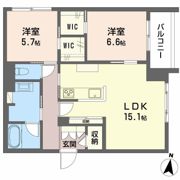Albemarle上杉の間取り画像