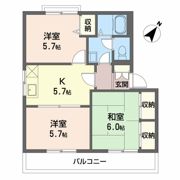 ルミナス矢賀 B棟の間取り画像