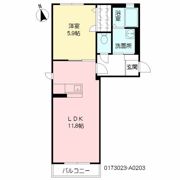 シャーメゾン大牟田の間取り画像