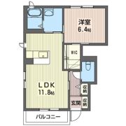メゾン・シャルム Aの間取り画像