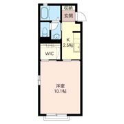 クオリス横倉Bの間取り画像