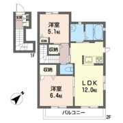 エスポワール Cの間取り画像