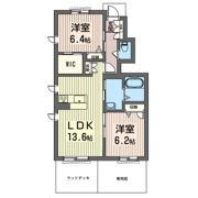 ミハラデュオIの間取り画像