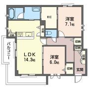 サンライズの間取り画像