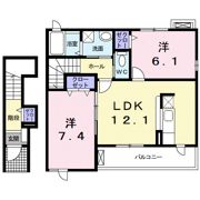 AnnexⅡの間取り画像
