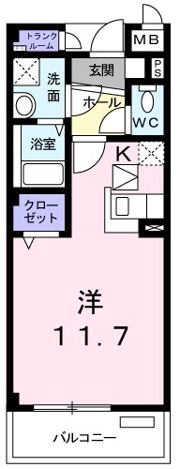 モンテ シャスターの間取り画像