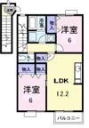 アルコバレーノ Bの間取り画像