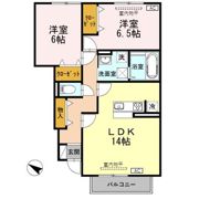 Dーroom小矢部 C棟の間取り画像