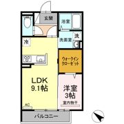 グランディールKの間取り画像