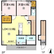 (仮称)D-ROOM鳥飼1丁目新築工事の間取り画像