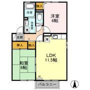 セジュールタイガー B棟の間取り画像
