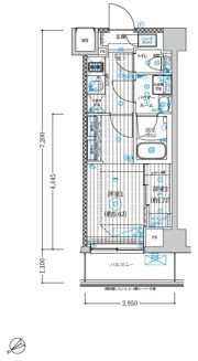 ブライズ鶴見本町通の間取り画像
