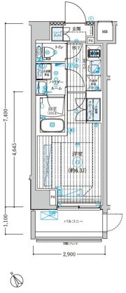 ブライズ鶴見本町通の間取り画像