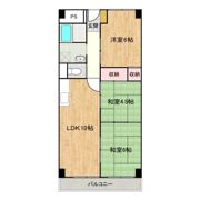 城北マンションの間取り画像