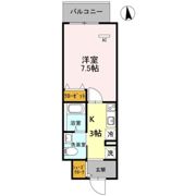 プランドール梅田の間取り画像