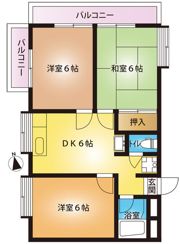 ハイツエルミドールの間取り画像