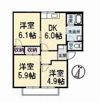 オーキッド倉敷Ⅱ C棟の間取り画像