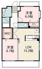 グリーンコート大岩の間取り画像