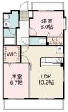 グリーンコート大岩の間取り画像