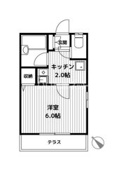 プロムナード生麦C棟の間取り画像