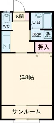 アーバんハイツAの間取り画像