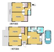 石塚備後西2丁目貸家 C棟の間取り画像