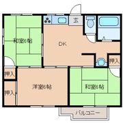 マンツネ取手ハイツA棟の間取り画像