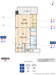 レジディア天神の間取り画像