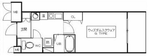 ウィズダムスクウェアの間取り画像