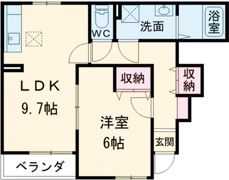 ベルメゾンの間取り画像