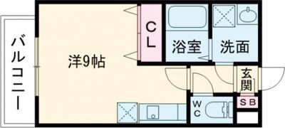 ケイグレイス福生武蔵野台の間取り画像