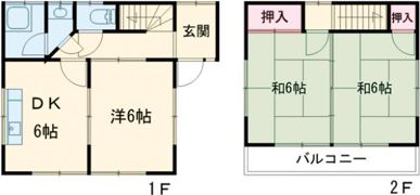 広沢町2丁目戸建ての間取り画像