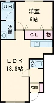 CS YUNOKAWA （シーエスユノカワ）の間取り画像