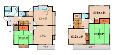 守谷市みずき野K邸の間取り画像