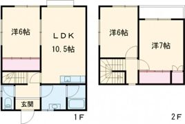 美原5丁目メゾネットの間取り画像