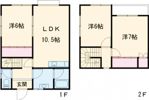 美原5丁目メゾネットの間取り画像