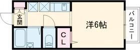 キャラメル館の間取り画像