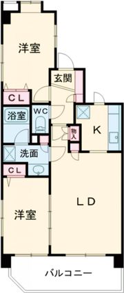 日神パレステージあきる野南の間取り画像