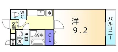 フジパレス初芝ノースの間取り画像