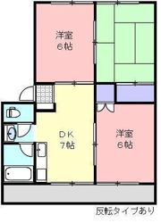 田中ハイツ A棟の間取り画像