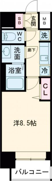 プレサンス大曽根駅前ファーストの間取り画像