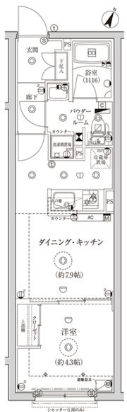 CREATIF池袋の間取り画像