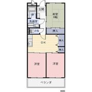 オーガイトKITAOKA A棟の間取り画像