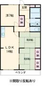 シャトー雁宿の間取り画像