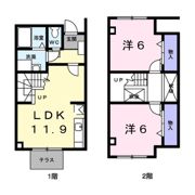 ピアッツア玉水Cの間取り画像