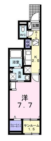 フォンターナ・ガルボⅡの間取り画像