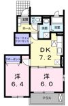 アンジュフランBの間取り画像