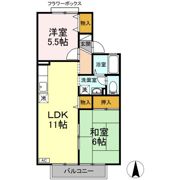 セジュールカワコーの間取り画像