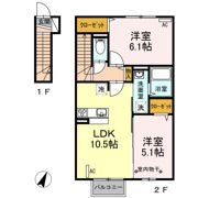 ポワール Mの間取り画像